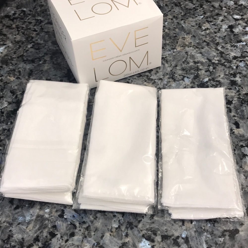 🌴Set of 3 Eve Lom Muslin Cloths🌴